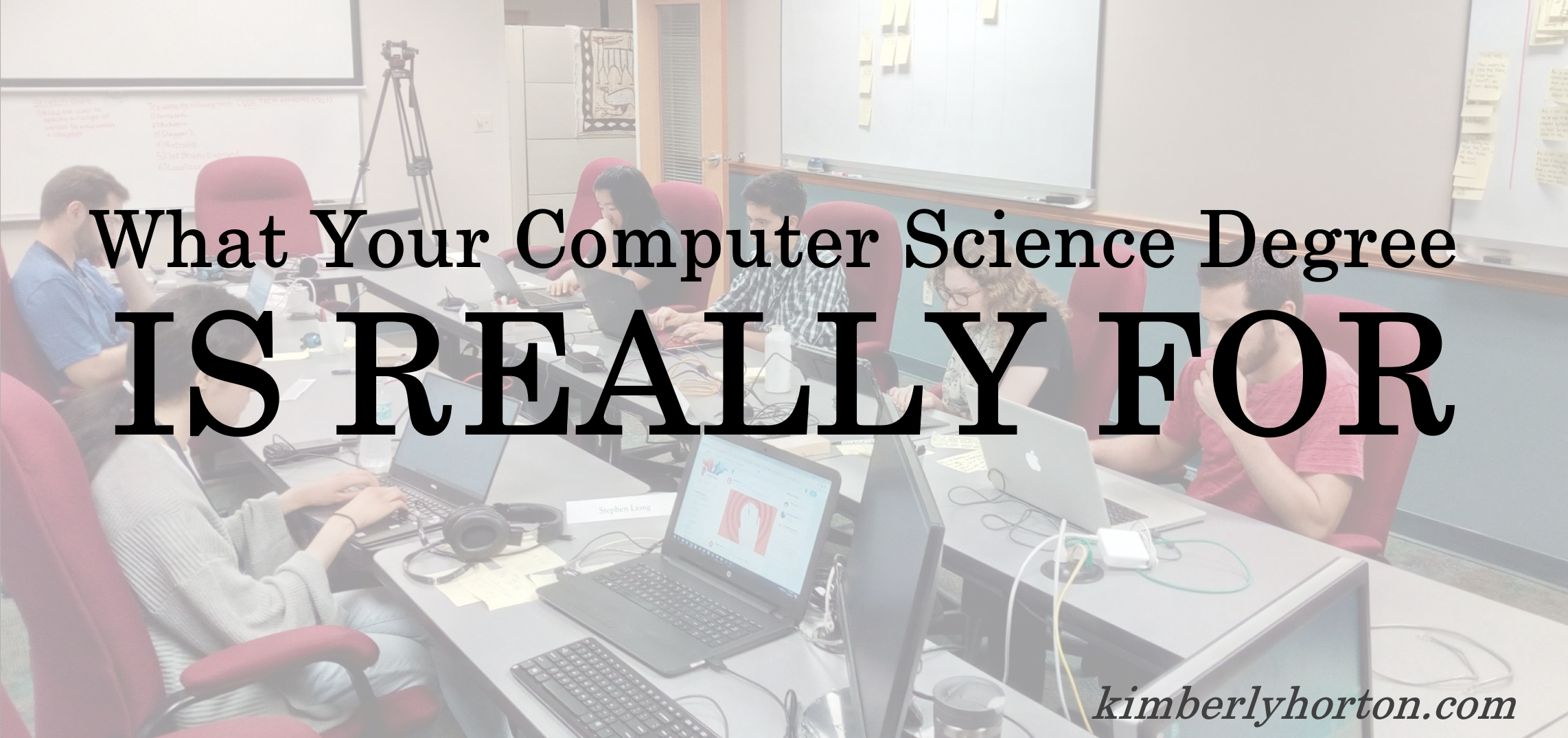 What Your Degree is Really For | CS Pep Talk 001